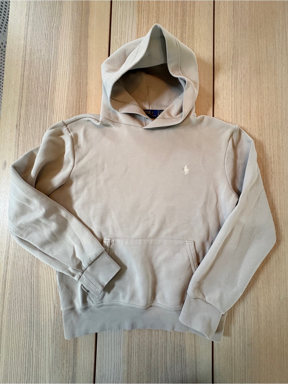 Ralph Lauren Polo Men’s Light Beige Pullover Hoodie